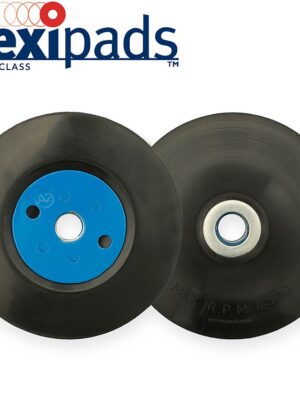 FLEX2020117.jpg GRINDER PAD & NUT 115MM M14X2MM BLACK