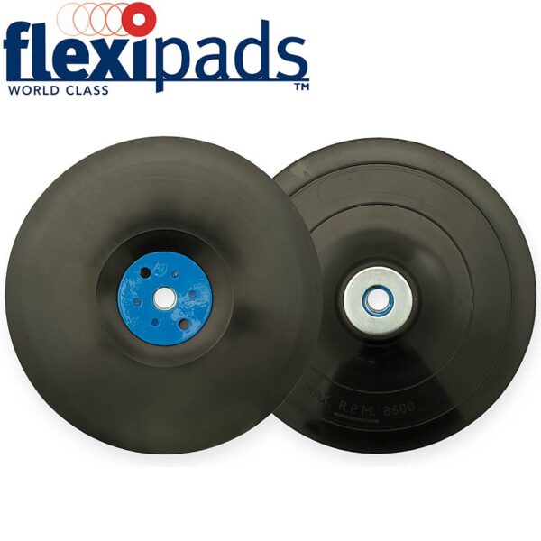 FLEX2020312.jpg GRINDER PAD & NUT 178MM M14X2MM BLACK