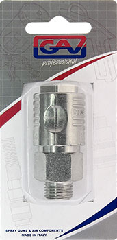 GAV112-1P.jpg QUICK COUPLER 1/4'M PACKAGED EUROLINE