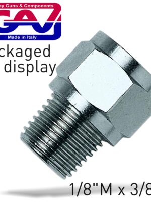 TAPER REDUCER BUSH 1/8 X 3/8 M/F PACKAGED