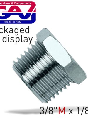 TAPER REDUCER BUSH 3/8 X 1/8 M/F PACKAGED