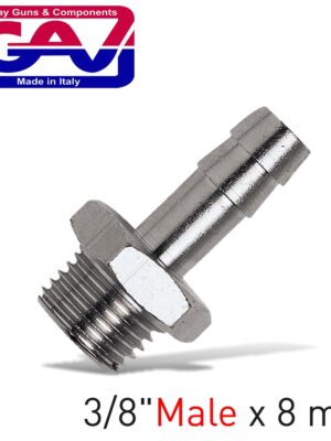 HOSE ADAPTOR 3/8'M X 8MM