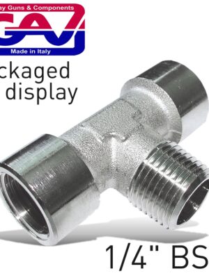 T CONNECTOR 1/4'FMF PACKAGED