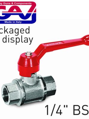 QUICK BALL TAP 1/4'X 1/4'F-F PACKAGED