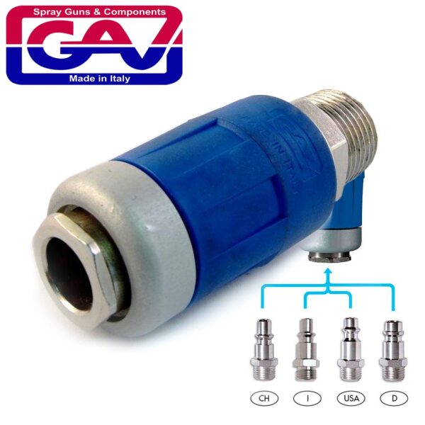 GAV20AB-3.jpg SAFETY QUICK COUPLER 1/2 M TWO STAGE RELEASE