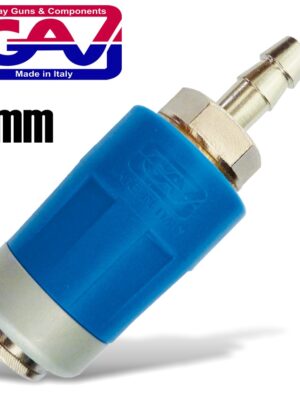 SAFETY QUICK COUPLER 8MM PACKAGED TWO STAGE RELEASE AIRBLOCK