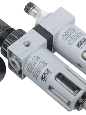 GAV20FRL180-SA.jpg FILTER REGULATOR LUBRICATOR 1/4' WITH AUTO DRAIN