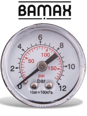 PRESSURE GAUGE 40MM 1/8 REAR