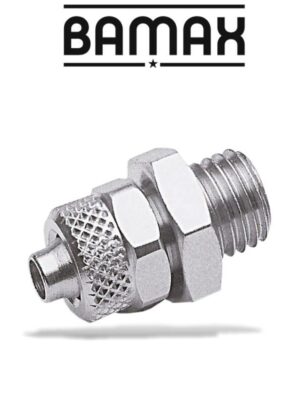 GAV STRAIGHT CONICAL 1/8 M PUSH IN FITTING FOR 8MM HOSE
