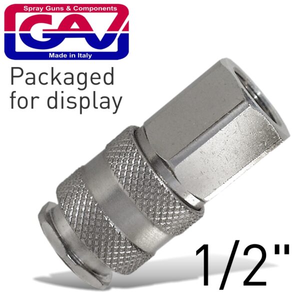 GAV20UNI20A3P.jpg UNIVERSAL QUICK COUPLER 1/2 F PACKAGED