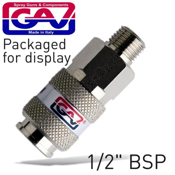 GAV20UNI3P.jpg UNIVERSAL QUICK COUPLER 1/2 M PACKAGED