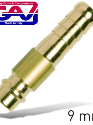 BRASS CONNECTOR 9MM HOSE GERMAN