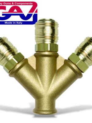 GAV5820-V3.jpg BRASS QUICK COUPLER THREE WAY3-8F GERMAN