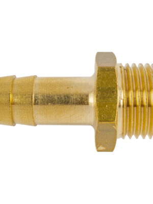 BRASS HOSE TAIL 1/2M X 13MM