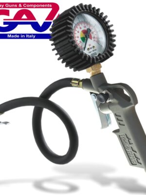 TYRE INFLATOR WITH GAUGE IN BLISTER