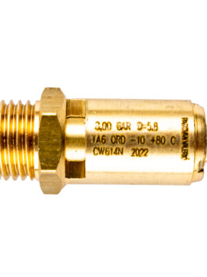 SAFETY VALVE 1/4'PRESET 8 BAR
