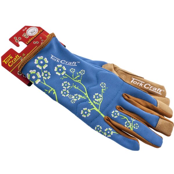 GL42.jpg LADIES SLIM FIT SMALL GARDEN GLOVES BLUE