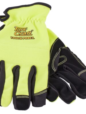 GLOVE YELLOW 2XL WITH PU PALM MULTI PURPOSE