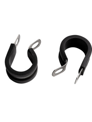 HOSE CLAMP 19MM X 12MM B/WIDTH RUBBER LINED BULK