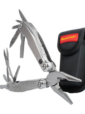 KN8129S.jpg MULTITOOL SILVER WITH LED LIGHT & NYLON POUCH IN BLISTER