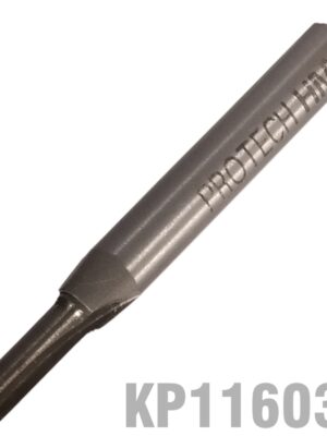 STRAIGHT BIT 5/32' (4MM) X 1/2' CUT SOLID CARBIDE 2 FLUTE 1/4'SHANK