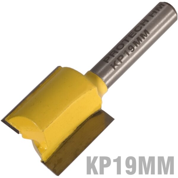 KP19MM.jpg STRAIGHT BIT 19MM X 20MM CUT 2 FLUTE METRIC 1/4' SHANK