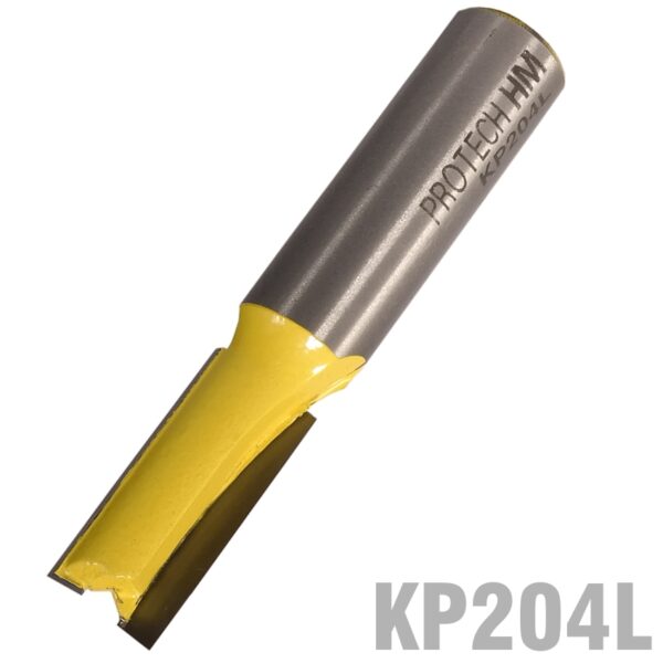 KP204L.jpg STRAIGHT BIT 7/16' (9.5MM) X 1'(25.4MM) TWO FLUTE LONG 1/2' SHANK