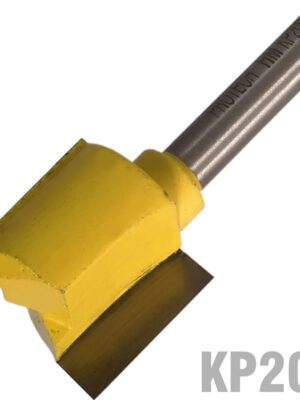 STRAIGHT BIT 7/8'(22.2MM) X 3/4'(19MM) TWO FLUTE 1/4' SHANK
