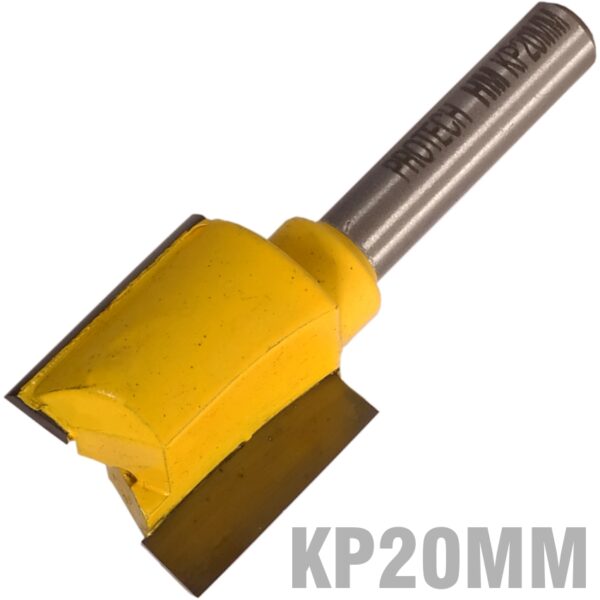 KP20MM.jpg STRAIGHT BIT 20MM X 20MM CUT 2 FLUTE METRIC 1/4' SHANK