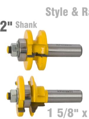 STYLE & RAIL SET 1 5/8' X 1' TWO PIECE OGEE 1/2' SHANK