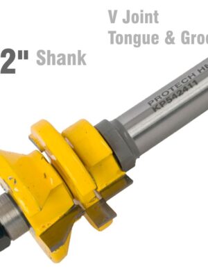 V JOINT TONGUE & GROOVE ASSEMBLY 1/2' SHANK