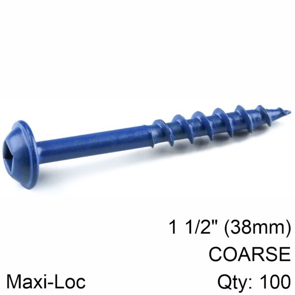 KR20SML-C150B-100.jpg KREG BLUE KOTE POCKET HOLE SCREWS 38MM 1.50' #8 COARSE THREAD MX