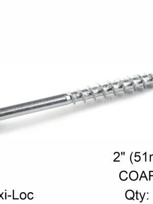 KREG ZINC POCKET HOLE SCREWS 51MM 2.00' #8 COARSE THREAD MX LOC 250CT