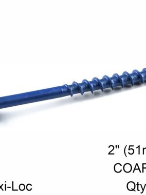 KREG BLUE KOTE POCKET HOLE SCREWS 51MM 2.00' #8 COARSE THREAD MX LOC 5
