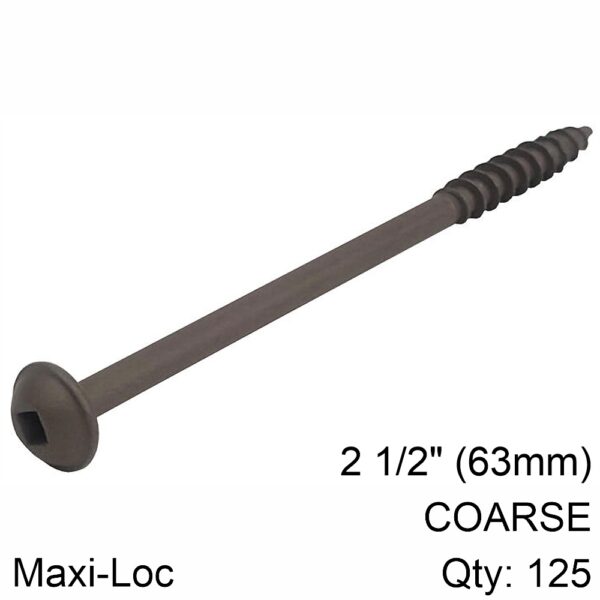 KREG HD PROTEC KOTE POCKET HOLE SCREWS 64MM 2.50' #14 COARSE THREAD MX