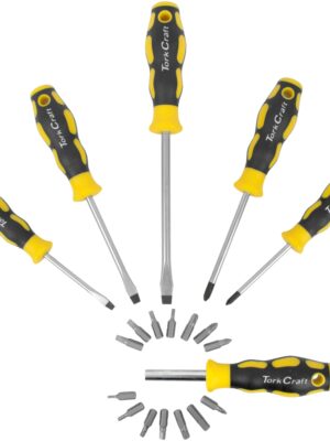 20PC SCREWDRIVER SET INCLUDES INSERT BITS