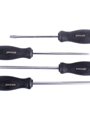 4PC SCREWDRIVER SET BLACK HANDLE