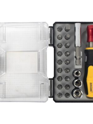 KT6244.jpg S/DRIVER INSERT & SOCKET BIT SET 23PC WITH BIT HOLDER