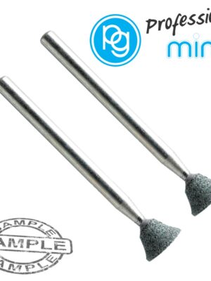 SILICON CARBIDE STONES 8X6MM.REVERSE TAPER.SH3MM.2PCS