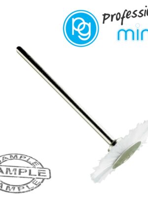 WHITE NYLON WHEEL BRUSH 21MM.SH 2.35MM