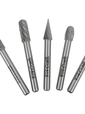 M6502.jpg ROTARY BURR SET 5 PC ASSTD 8MM DIA TUNGSTEN