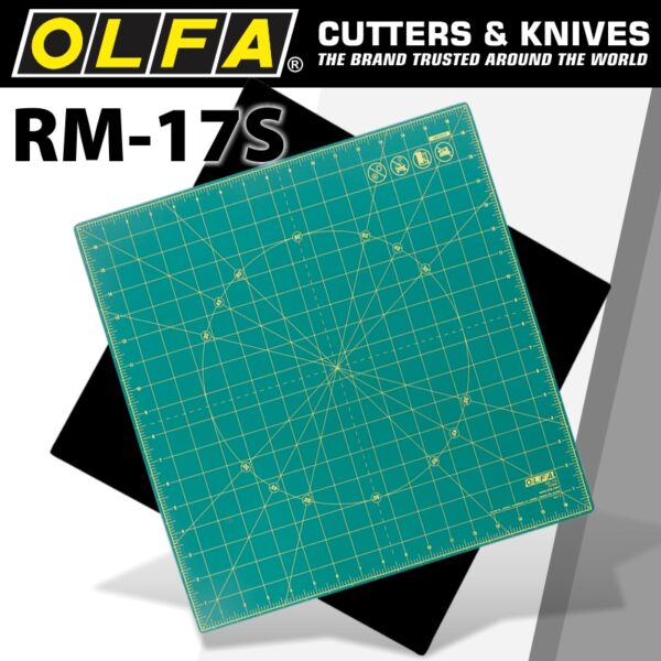 MAT20RM2017S20ONA3.jpg ROTATING CUTTING MAT 43CM x 43CM 17IN X 17IN