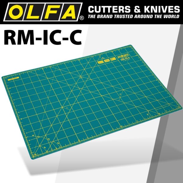 MAT20RMICC.jpg OLFA MAT ROTARY 450 X 300MM METRIC & INCH DOUBLE SIDED