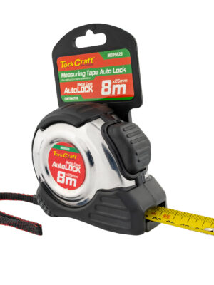 ME05825.jpg MEASURING TAPE SELF LOCK 8M X 25MM S/S & RUBBER CASING MATT FINISH