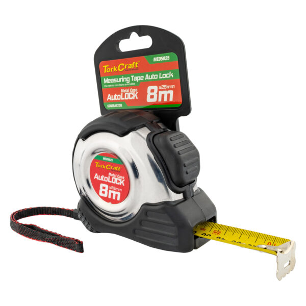 ME05825.jpg MEASURING TAPE SELF LOCK 8M X 25MM S/S & RUBBER CASING MATT FINISH