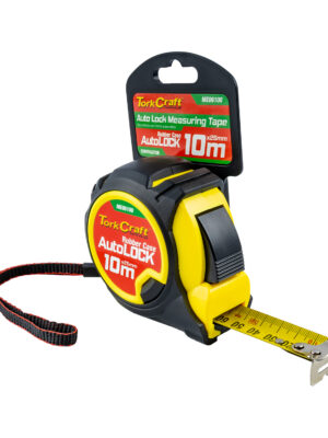 ME06100.jpg MEASURING TAPE AUTOLOCK 10M X 25MM RUBBER CASING MATT FINISH