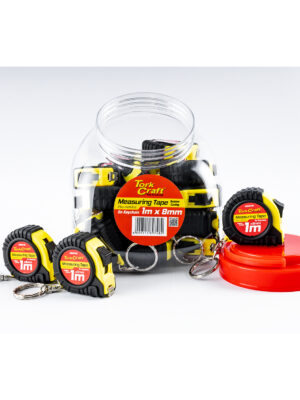 MEASURING TAPE 1M X 24PC IN DISPLAY JAR