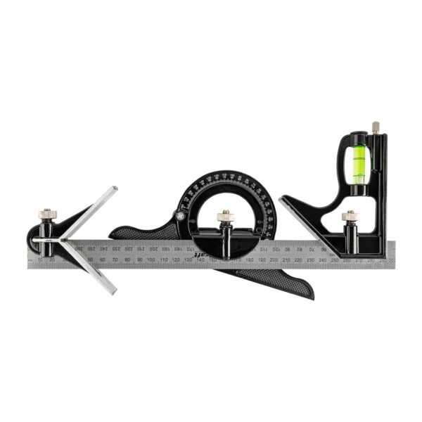 ME09031.jpg COMBINATION SQUARE & PROTRACTOR 3PC SET