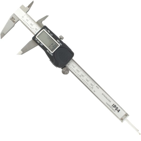 ME12150.jpg VERNIER DIGITAL 150MM S/STEEL 0.01MM ACC. ABS FUNC. IP54 METRIC / INCH
