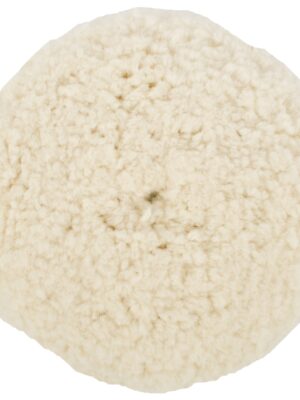 DOUBLE SIDED WOOL BUFF 7' 180MM WITH 5/8 THREAD